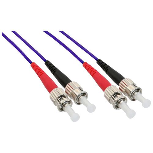Câble duplex optique en fibre InLine® ST / ST 50 / 125µm OM4 20m