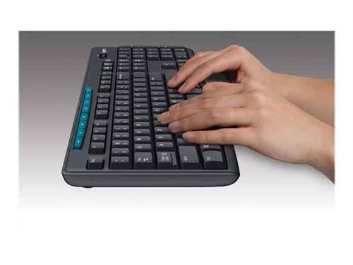 Clavier sans fil Logitech K270 - Clavier - sans fil - 2.4 GHz - Nordique
