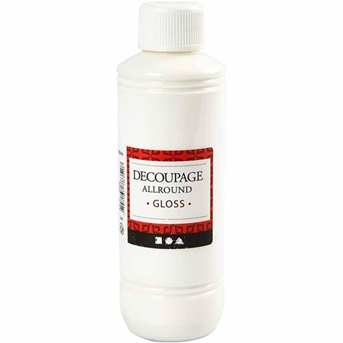 Creotime vernis de découpage à la colle brillant 250 ml