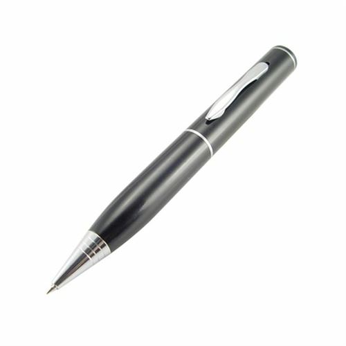 Générique Noir Stylo Avec Caméra Espion Gris Et Avec Mémoire De 8Go