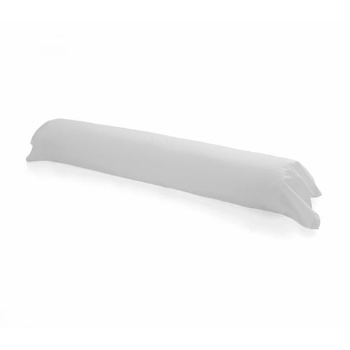 Taie de traversin gris clair 100% coton