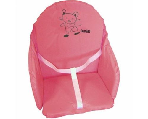 Looping coussin de chaise en pvc avec sangles framboise