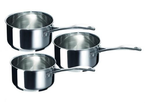 Casseroles Chef D BEKA LINE Lot de 3 Inox 1810 Tous feux dont induction - vue 4