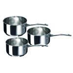 Beka - série de 3 casseroles inox 16/18/20cm + 1 manche - 12326974 TU pas cher