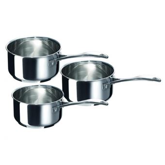 Série 3 casseroles 16-18-20 cm en inox Beka 12066974 - 1