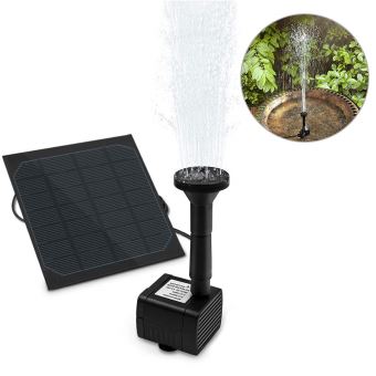 Pompe à eau à énergie solaire Jardin Fontaine Kit d'étang pour
