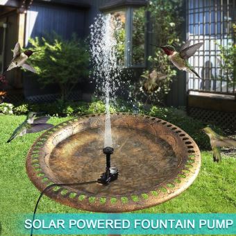 Mini pompe à eau sans brosse de CC de fontaine solaire de LHCER pour la  décoration de jardin de piscine de paysage, décoration d'étang, fontaine  d'eau solaire 