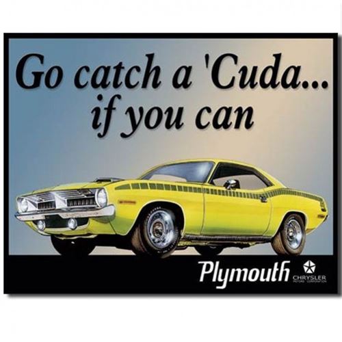 plaque plymouth catch a cud if you can tole usa pub gaage