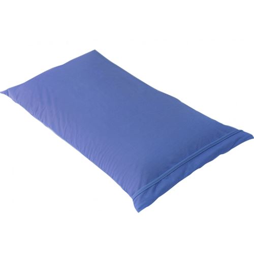 FRESH - Taie d'Oreiller 60x60cm Bleu Azur Imperm&eacute;able et Respirante - 