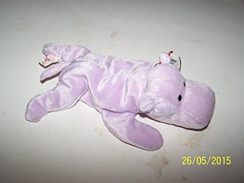 BEANIE BABIES Ty Happy The Lavender Hippo