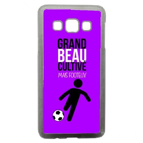 Coque transparente galaxy a7 grand beau cultiv mais footeux 7