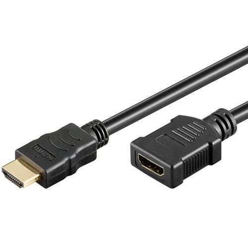 Techly 7.5m hdmi m f 7.5m hdmi hdmi noir (icoc hdmi-ext075) 304666