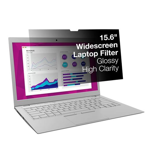 3m privacy filter notebook computer with 15.6 noir