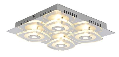 Naeve leuchten a applique murale métal 18 w teilsatiniert 1190959