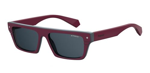 Polaroid lunettes de soleil 6085FSF/C3 hommes marron avec verres gris