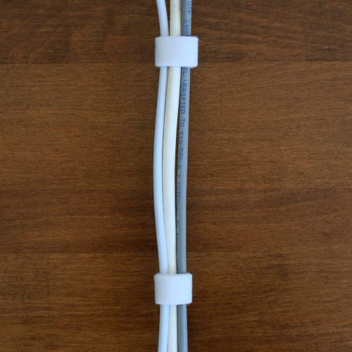 qualité velours Label-the-cable rouleau de ruban auto-agrippant double-face attache-câbles en scratch découpable PRO 1210 Noir utilisable comme collier de serrage/ LTC ROLL STRAP 25m x 16mm 