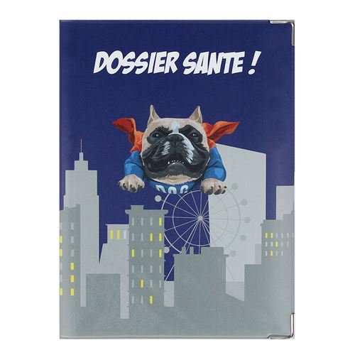 Comparer les prix de Dossier santé ANIMAUX My Color Pop® FRANCE - Carnet 18 x 13 cm - Superdog