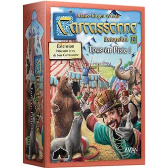 Jeu de stratégie Asmodee Carcassonne Extension Tous en piste !