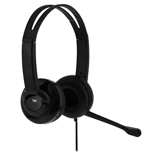 T'nB HS-200 - Micro-casque - circum-aural - filaire - jack 3,5mm - noir