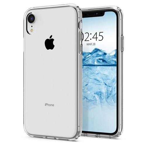 Spigen Liquid Crystal - Coque de protection pour téléphone portable - polyuréthanne thermoplastique (TPU) - blanc - pour Apple iPhone XR