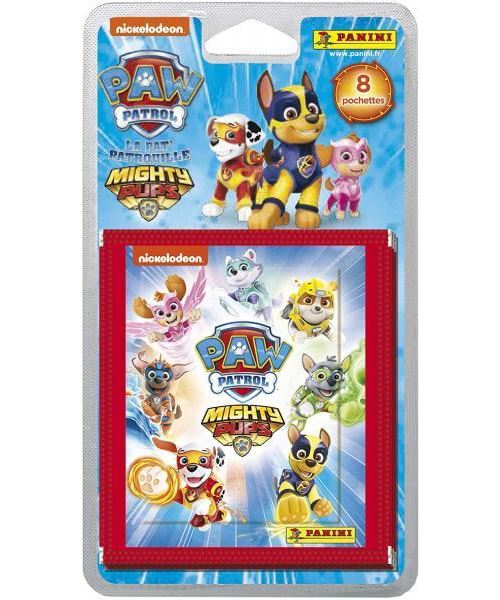 LA PAT'PATROUILLE 8 Pochettes Mighty Pups Blister - Pour enfant