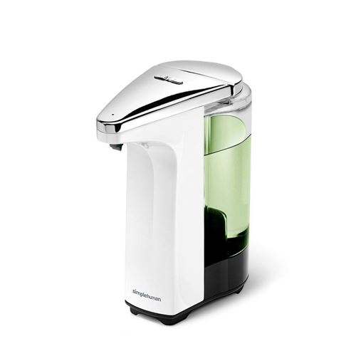 Distributeur à capteur blanc 237 ml - Simplehuman - Blanc - Plastique