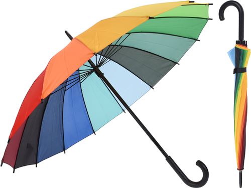 Parapluie 52cm couleur arc en ciel