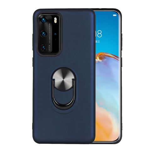 Coque en TPU détachable avec béquille bleu pour votre Huawei P40 Pro
