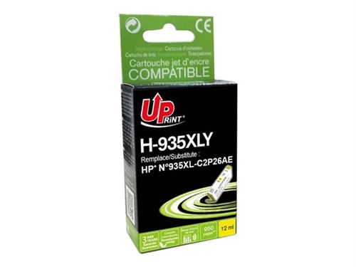 Uprint Cartouche encre 935XL compatible HP Jaune - vue 1