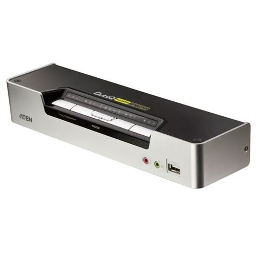 ATEN CubiQ CS1794 USB 2.0 HDMI KVMP Switch - commutateur écran-clavier-souris/audio/USB - 4 ports - Ordinateur de bureau