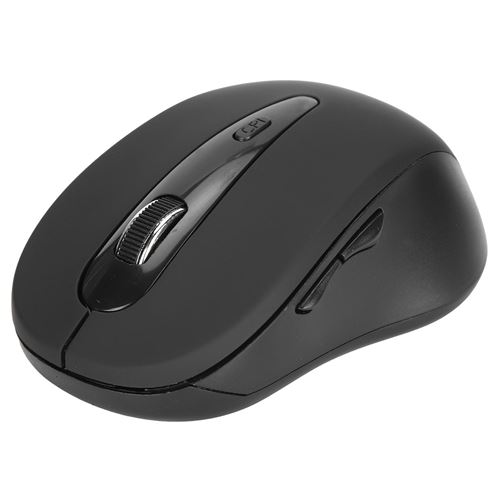 Souris optique sans fil 6 boutons Noir