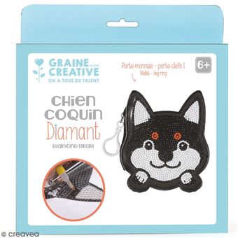 Kit Graine Créative mosaïque porte-monnaie chien