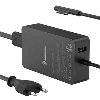 Alimentation Chargeur Adaptateur pour Microsoft Surface Pro x 65W 15V 4A - Visiodirect - - 1