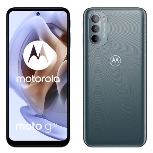 Smartphone Motorola Moto G31 6.4 Pouces Fhd+ Mediatek G85 4Go 64Go Android 10 Gris Minéral