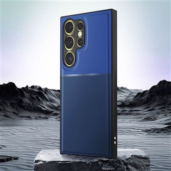 Samsung Coque Silicone Lanière Bleu Galaxy S24 Ultra - Coque