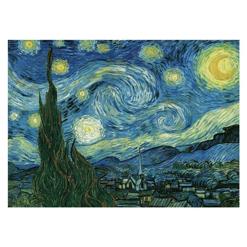 Puzzle Eurographics - Vincent Van Gogh : Nuit étoilée, 1000 pièces