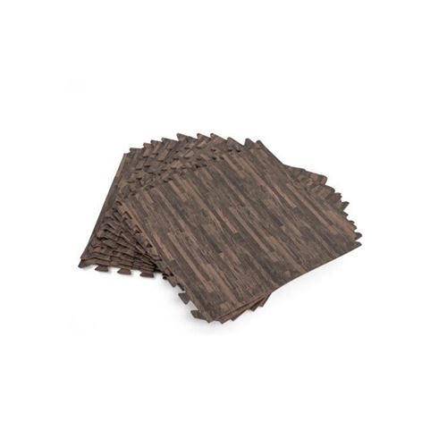 Tapis de sol effet bois carré 50,8cm