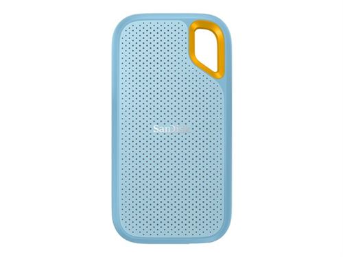 Sandisk Extreme Portable V2 - SSD - Chiffré - 4 To - Externe (Portable) - Usb 3.2 Gen 2 (Usb-C Connecteur) - Aes 256 Bits - Bleu Ciel