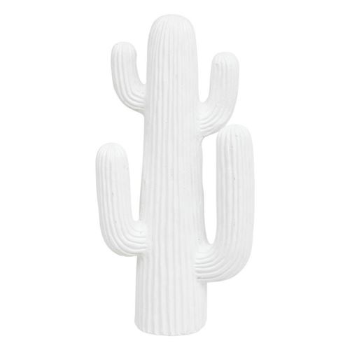 Cactus déco Rodrigo H38cm blanc Atmosphera créateur d'intérieur
