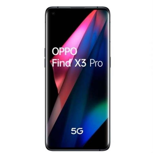 Smartphone Oppo Find X3 Pro 5G Snapdragon 888 QHD 256 GB 6 7 pouces 12 GB RAM Noir État correct - N/A reconditionné disponible sur Fnac