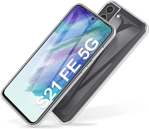 Coque pour Samsung S21 FE 5G - Housse Etui 360 Intégrale Transparent 2  Parties Avant Arrière Emboitable Phonillico® - Coque et étui téléphone  mobile - Achat & prix