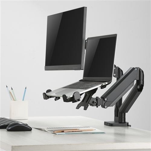 Support ordinateur portable ,Qumox support PC stand Laptop ajustable 15-40  ° Aluminum