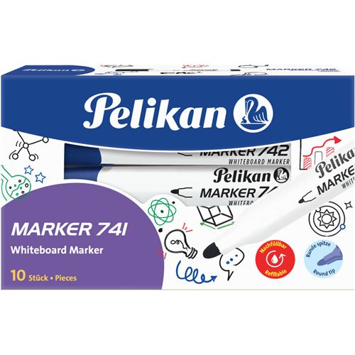 Pelikan Marqueur pour tableau blanc 741, bleu