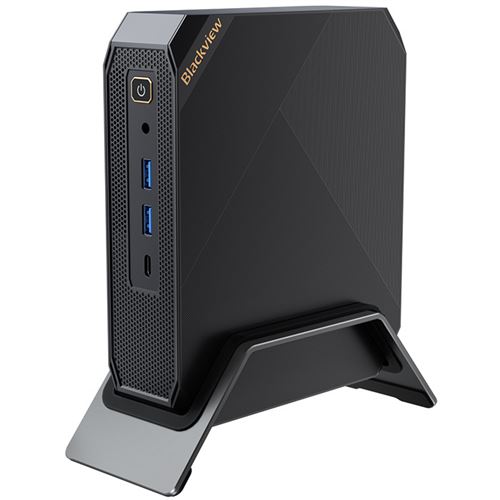 Mini PC Blackview MP200 Intel Alder Lake i5-12450H, Windows 11 Pro,16 Go DDR4/1 To SSD, Mini Ordinateur de bureau,WiFi 6 - Noir