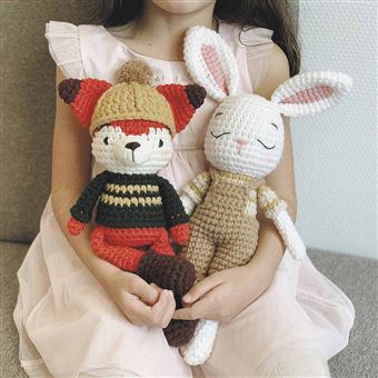 Ma Peluche Amigurumi renard en crochet - Graine Créative