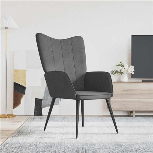 Vidaxl Gris Chaise De Relaxation Foncé - Image 3