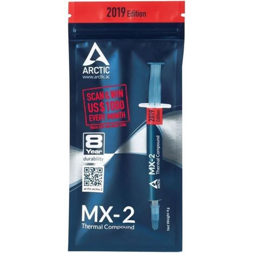 ARCTIC MX-2 Édition 2019 Pâte Thermique Haute Performance - 4g