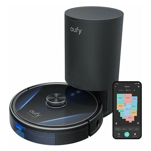 Aspirateur Robot Eufy RoboVac LR30 Hybrid+ T2181G11 62dB Alexa and Google Assistant Noir