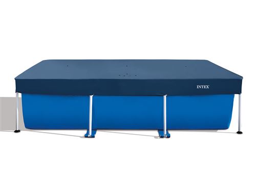 Bâche de protection pour piscine tubulaire rectangulaire 2,60 x 1,60 m - Intex
