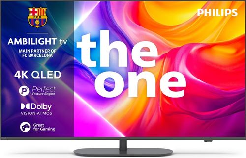Philips The One 65PUS9000 Classe de diagonale 65 TV LCD rétro éclairée par LED QLED Smart TV TITAN OS 4K UHD (2160p) 3840 x 2160 HDR Quantum Dot bronze